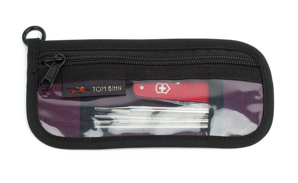 Knitting Tool Pouch Size 2 in Aubergine (dark purple) 1050 Ballistic.